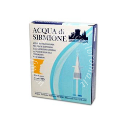 Acqua sirmione minerale naturale 6 fiale 15 ml