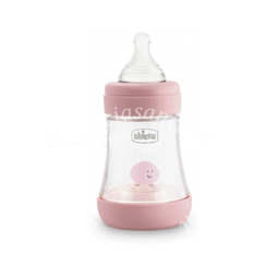 Chicco biberon perfect 5 girl 150 ml in silicone 1 foro