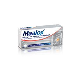 Maalox 40cpr Mast 400Mg + 400mg