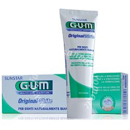 Gum original white dentifricio 75 ml