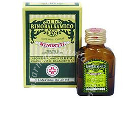 Rinostil gocce nasali flacone 30ml olio rinobalsamico per laprotezione della mucosa nasale e la pulizia delle fosse nasali