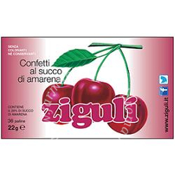Ziguli amarena 36 palline 22 g