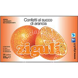 Ziguli arancia 36 palline 22 g