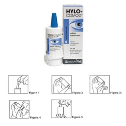 Hylo-comod gocce oculari ialuronato di sodio 0,1%  flaconcino 10 ml