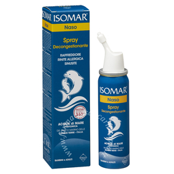 Isomar naso chiuso soluzione acqua di mare ipertonica per decongestione naso chiuso 50 ml