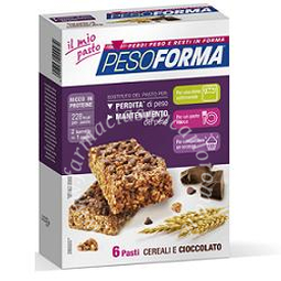 Pesoforma barretta cereali/cioccolato 12 x 31 g