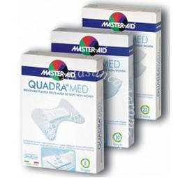 Cerotto master-aid quadra dermoattivo super 10 pezzi