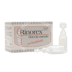 Fiala per doccia nasale rinorex bicarbonato 5 ml 15 pezzi