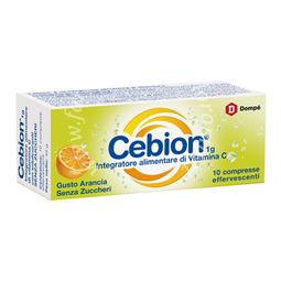 Cebion effervescente vit c senza zucchero 10 compresse