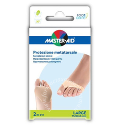Protezione master-aid per metatarso in tessuto elastico e gel l 1 paio