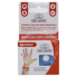 Bracciale anti nausea per bambini p6 nausea control 2 pezzi