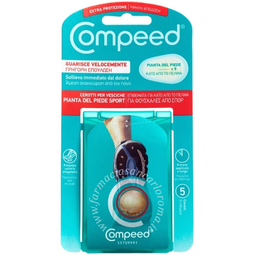 Compeed cerotti per vesciche pianta piede sport 5 pezzi