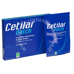 Cerotto monouso cetilar patch per articolazioni muscoli e tendini 5 pezzi