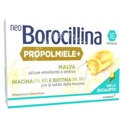 Neoborocillina propolmiele+ miele/eucalipto 16 pastiglie