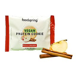 Foodspring vegan protein cookie mela e cannella 50 g