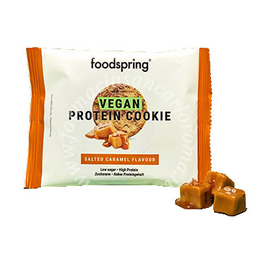 Foodspring vegan protein cookie caramello salato 50 g
