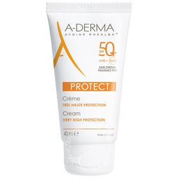 Aderma a-d protect crema senza profumo 50+ 40 ml