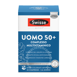 Swisse multivitaminico uomo 50+ 30 compresse