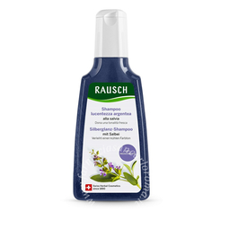 Rausch shampoo lucentezza argentea alla salvia 200 ml