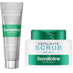 Somatoline skin expert cofanetto esfoliazione 1 esfoliante corpo 350 g + 1 esfoliante viso 50 ml