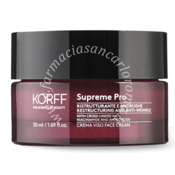 Korff supreme pro ristrutturante antirughe crema viso 50 ml