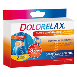 Cintura lombare autoriscaldante dolorelax 2 pezzi