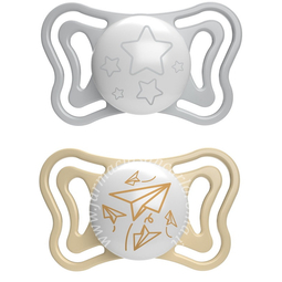 Chicco succhietto light lumi silicone 6-16m 2 pezzi