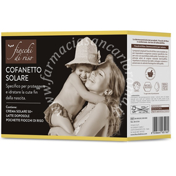 Fiocchi di riso cofanetto solare 1 crema solare 50+ 100 ml + latte doposole 140 ml
