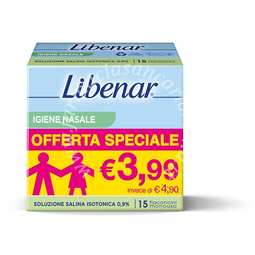 Soluzione isotonica libenar 15 flaconcini da 5 ml taglio prezzo