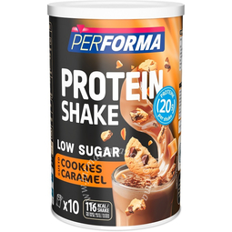 Performa protein shake low sugar cookies caramel 340 g