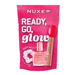 Nuxe glow on the go pink 1 very rose plumping lip serum + 1 huile prodigieuse or florale 10 ml