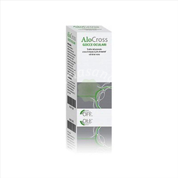 Soluzione oftalmica lubrificante alocross acido ialuronico sale sodico cross linkato 0,20% ed aloe vera 1 flacone 8 ml