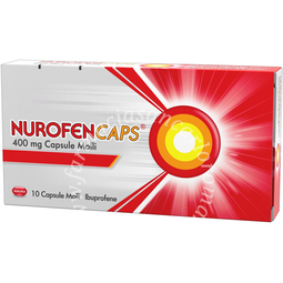 Nurofencaps 400 mg capsule molli 400 mg capsule molli 10 capsule in blister pvc/pvdc/al