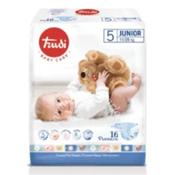 Trudi baby care pannolino bambini junior 11/25 kg 16 pezzi