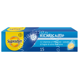 Supradyn ricarica 50+ 15 compresse effervescenti