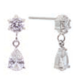 Atelier frattina 67 orecchino goccia pendente