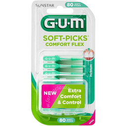 Gum soft pick comfort flex cool mint regulare scovolini 80 pezzi