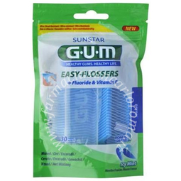 Gum easy flossers forcella 30 pezzi new