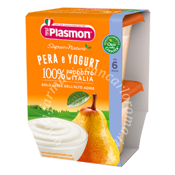 Plasmon omogeneizzato yogurt pera 120 g x 2 pezzi
