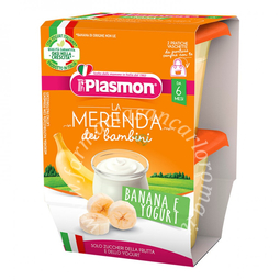 Plasmon omogeneizzato yogurt banana 120 g x 2 pezzi