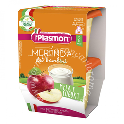 Plasmon omogeneizzato yogurt mela 120 g x 2 pezzi