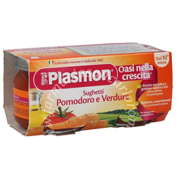 Plasmon sughetto pomodoro e verdure 80 g x 2 pezzi