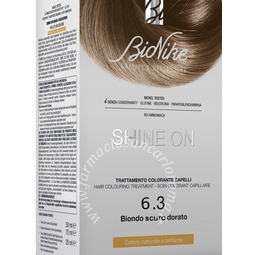 Bionike Shine on biondo scuro dorato 6,3 flacone 75 ml + tubo 50 ml