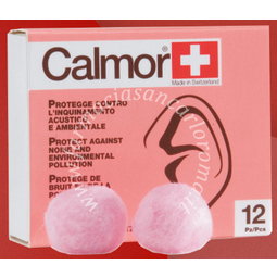 Tappo auricolare antisuono in cera naturale calmor 12 pezzi codice articolo 22038