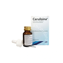 Cerulisina 4,6g /100 ml + 87 g/100 ml gocce auricolari soluzione 4,6 g / 100 ml + 87 g / 100 ml gocce auricolari soluzione flacone da 20 ml