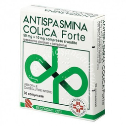 Antispasmina colica compresse rivestite forte 50 mg + 10 mg compresse rivestite 30 compresse