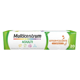 Multicentrum Adulti 20 compresse effervescenti  gusto arancia