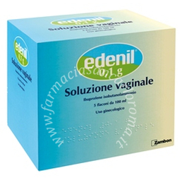 Edenil  0,1 g soluzione vaginale  5 flaconi di soluzione da 100 ml