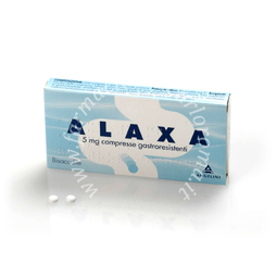 Alaxa 5 mg compresse gastroresistenti  5 mg compresse gastroresistenti 20 compresse 