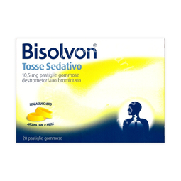 Bisolvon tosse sedativo 10,5 mg pastiglie gommose  10,5 mg pastiglie gommose 20 pastiglie gommose 